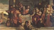 Paolo  Veronese Supper at Emmaus (mk05) USA oil painting artist